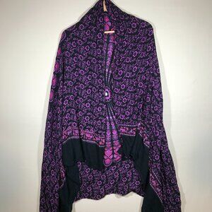 Casual Movements Women's Purple One Size Shawl Sarong Wrap 69" X 45"